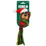 KONG Christmas Holiday Wubba Rudolf & Bear Assorted Small