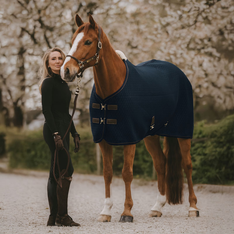 Kentucky Horsewear 4D Spacer Cooler Sheet Navy