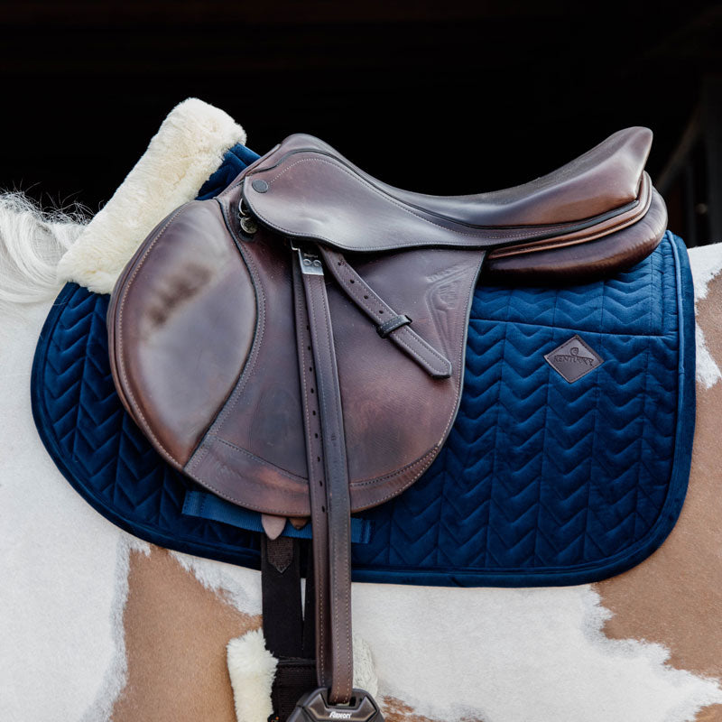 Kentucky Horsewear Saddle Pad Skin Friendly Velvet Jumping