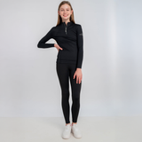 Mochara Young Rider Technical Leggings Black Recycled