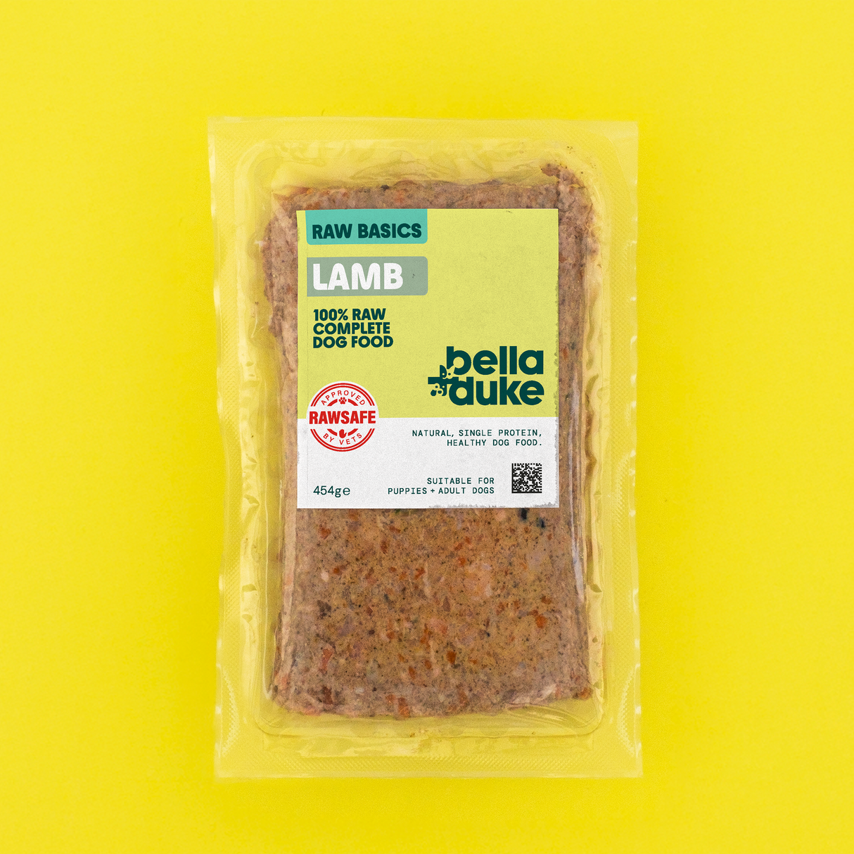 Bella + Duke Raw Basics Lamb 454g