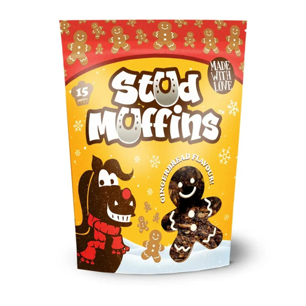 LK Stud Muffins Gingerbread 15pk
