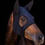 Lami-Cell Titanium Fly Mask With Ears Black