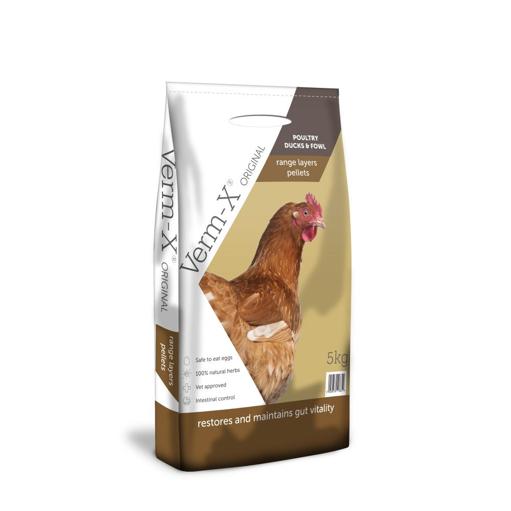 Range Layers Pellets with Verm-X 5kg