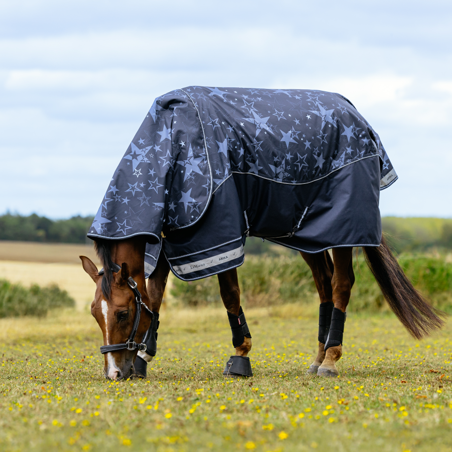 Le Mieux Arika Star 100g Turnout Rug Navy