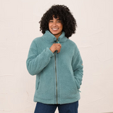 Lighthouse Ladies Cobh Full Zip Fleece Duck Egg