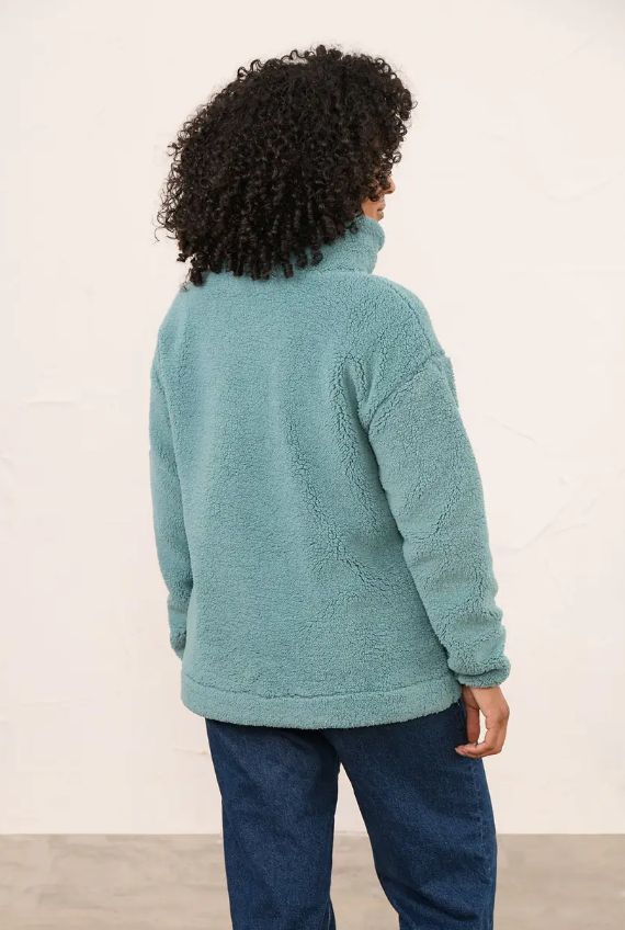 Lighthouse Ladies Cobh Full Zip Fleece Duck Egg