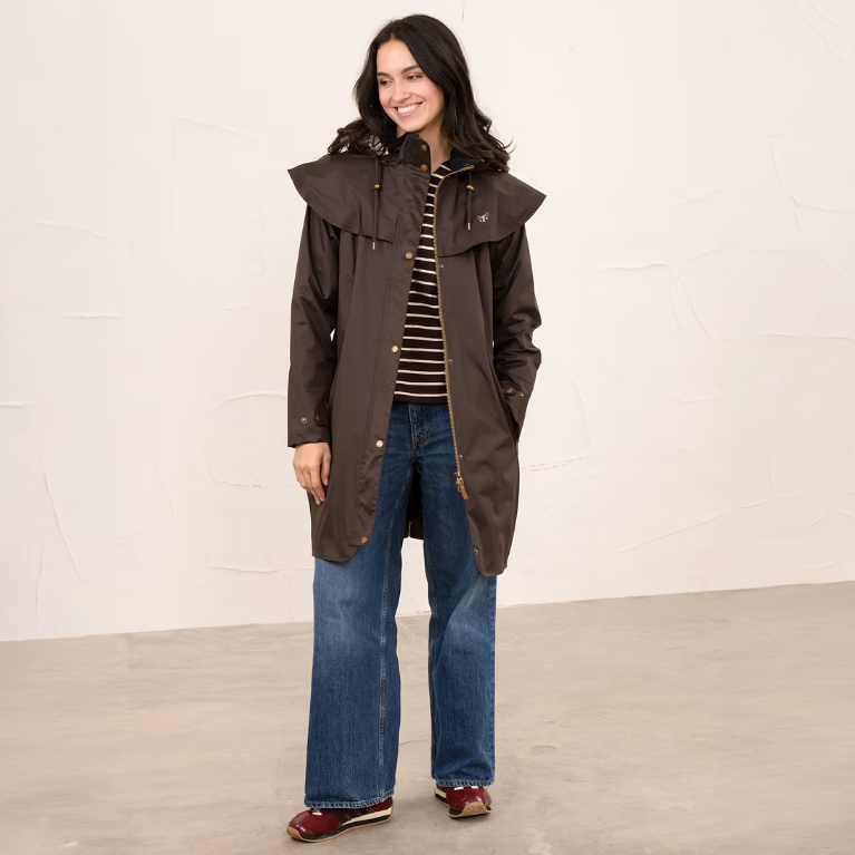Lighthouse Outrider Womens Waterproof Coat Chocolate