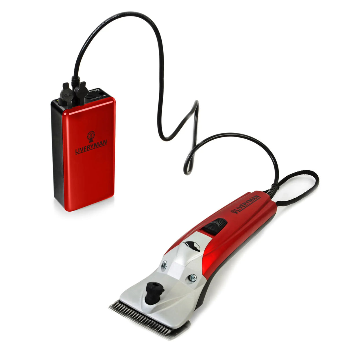 Liveryman Black Beauty Mains Clippers With Battery Pack