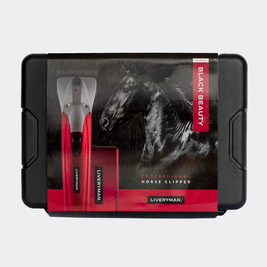 Liveryman Black Beauty Mains Clippers With Battery Pack