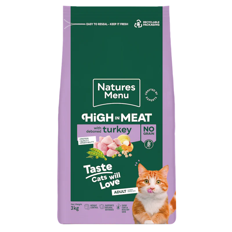 Natures Menu Cat - Adult Turkey 3kg