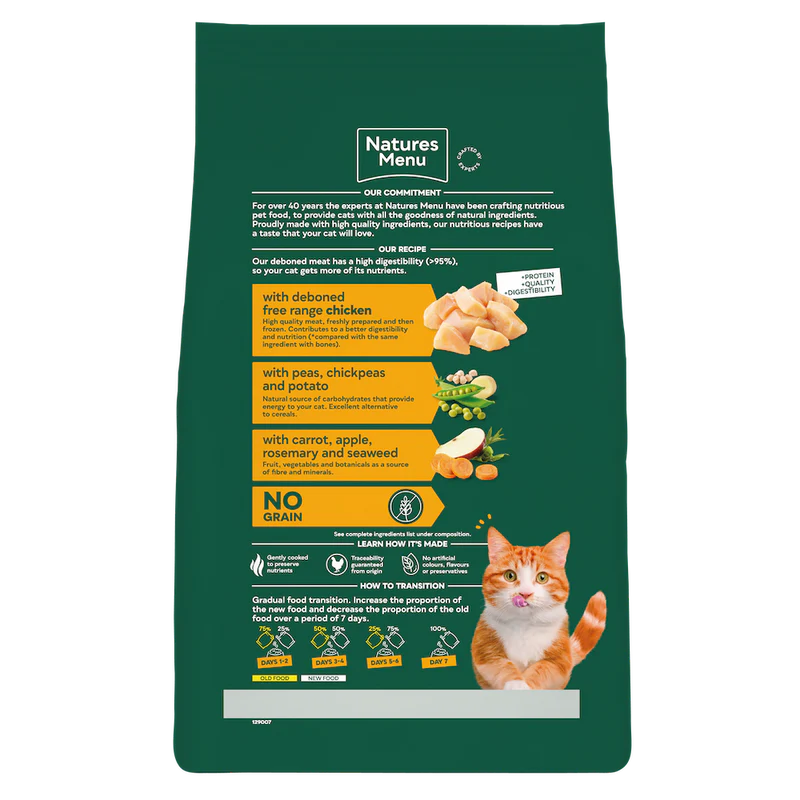 Natures Menu Cat - Adult Chicken 3kg