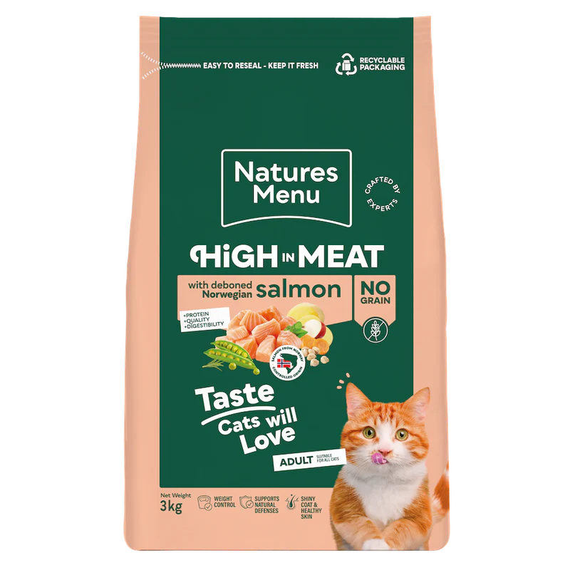 Natures Menu Cat - Adult Salmon 3kg