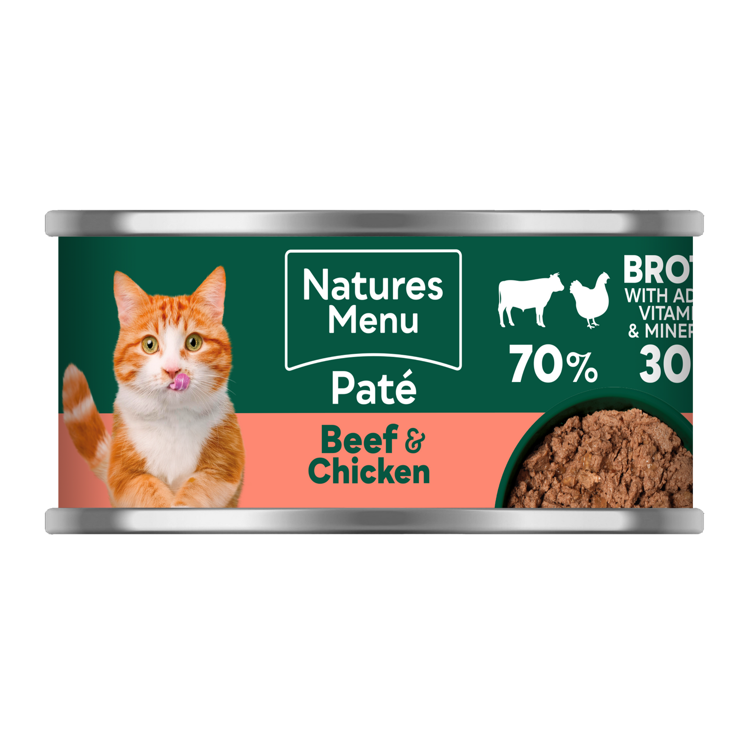 Natures Menu Cat - Can Adult Beef & Chicken 85g