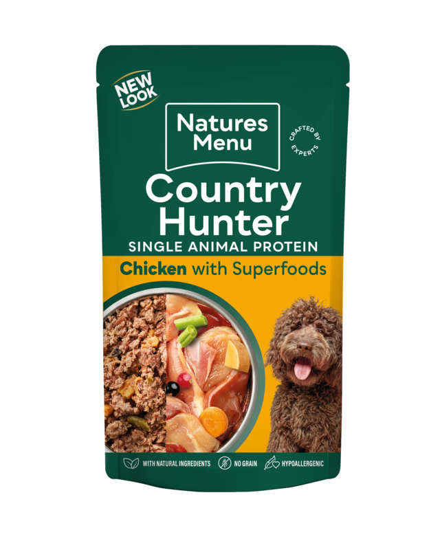 Natures Menu Dog - Country Hunter Free Range Chicken 6x150g