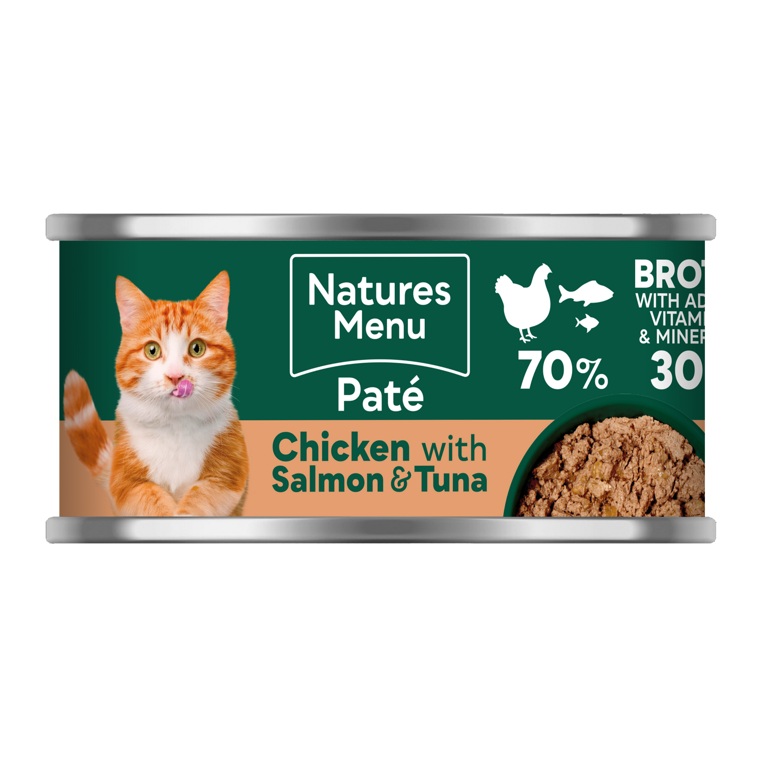 Natures Menu Cat - Can Adult Chicken, Salmon & Tuna 85g