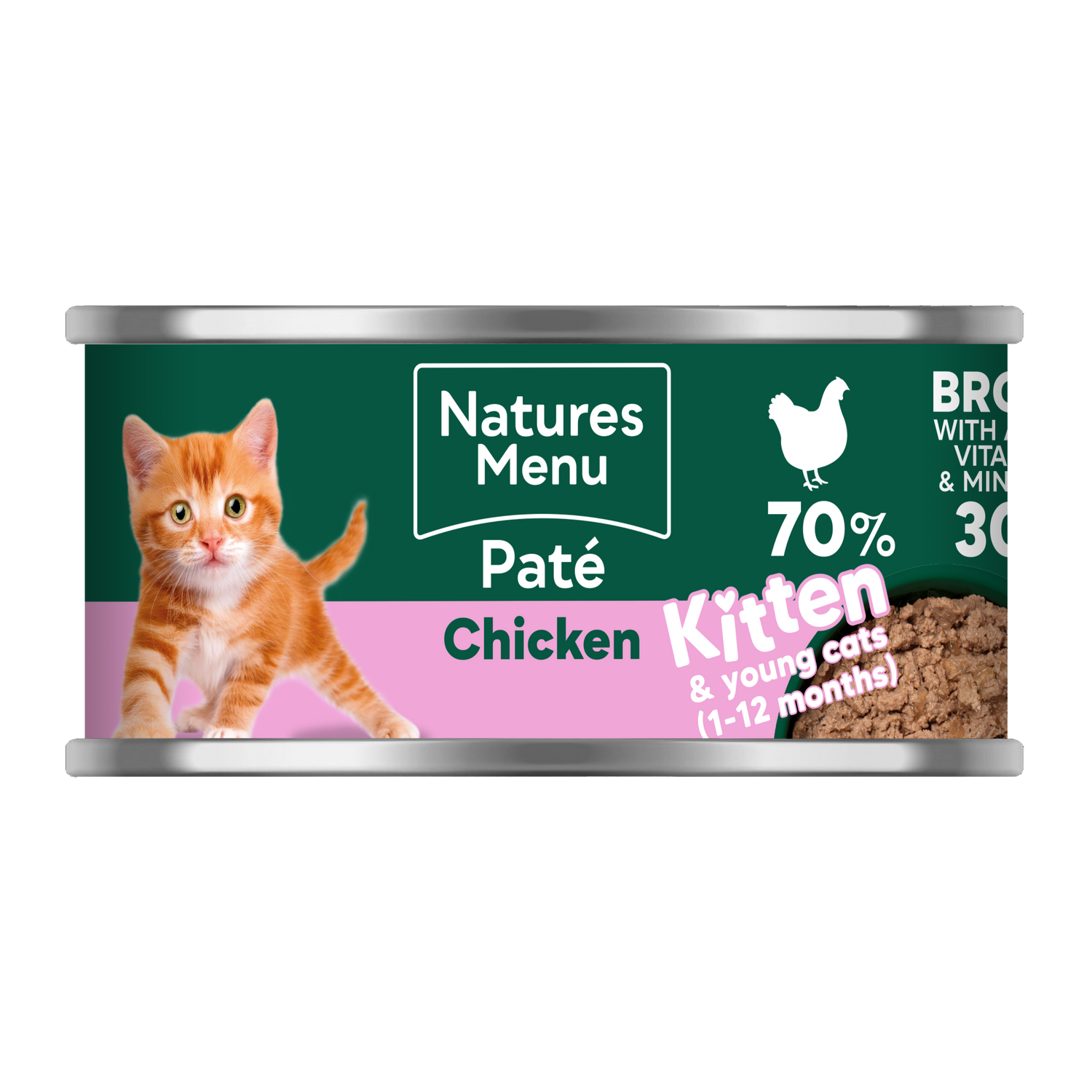 Natures Menu Cat - Can Kitten Chicken 85g
