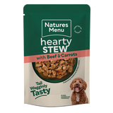 Natures Menu Dog - Beef Stew Pouches 8x100g