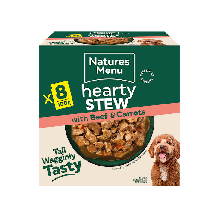 Natures Menu Dog - Beef Stew Pouches 8x100g
