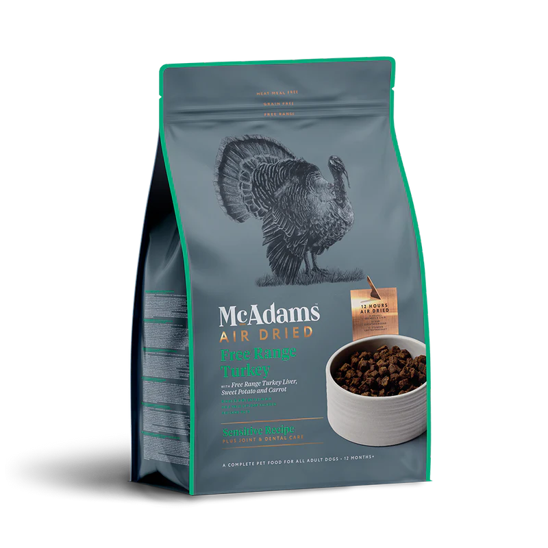 McAdams Adult Dog Air Dried Turkey Sensitive 1.5kg