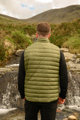 Mac In A Sac Mens Alpine Down Gilet Khaki