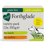 Forthglade Adult Complete Grain Free Duo Variety Lamb & Turkey 12x395g