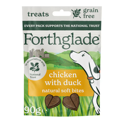 Forthglade National Trust Soft Bites Chicken & Duck 90g