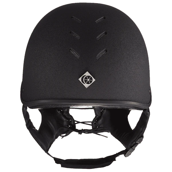 Charles Owen MS1 Pro Jockey Skull Black