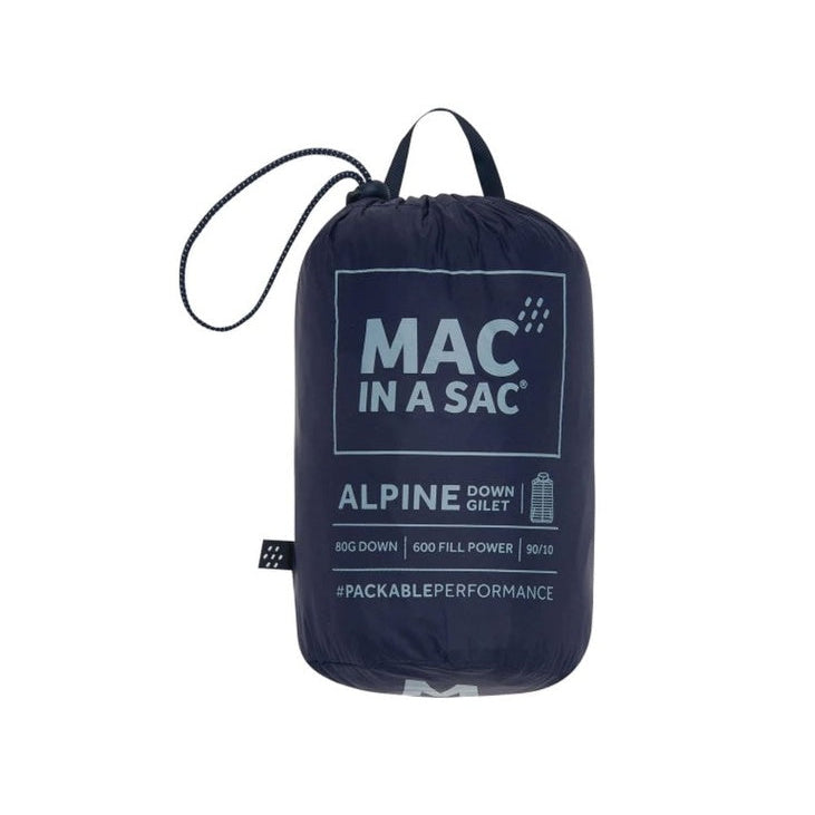 Mac In A Sac Alpine Ladies Down Gilet Navy