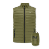 Mac In A Sac Mens Alpine Down Gilet Khaki