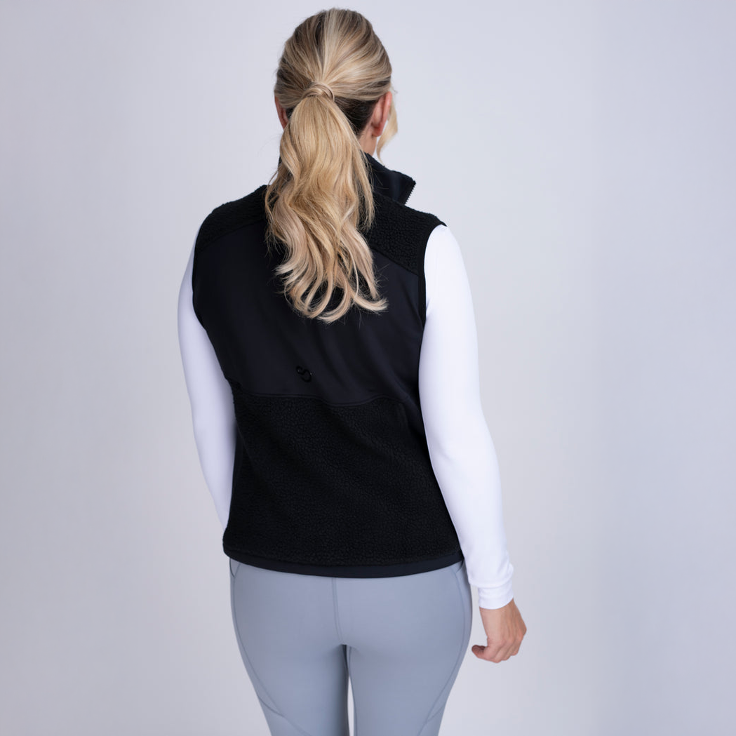 Mochara Classic Sherpa Gilet Black