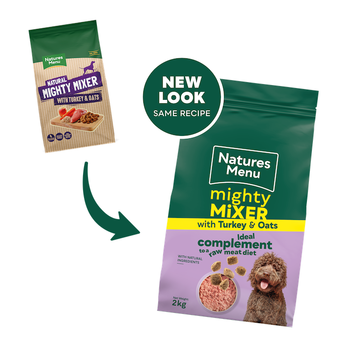Natures Menu Dog - Mighty Mixer Turkey & Oats 2kg