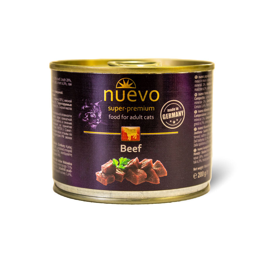 Nuevo Cat Adult Beef 200g