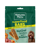 Natures Menu Dog - Superfood Bars Duck with Carrots & Pumpkin Seeds 70g