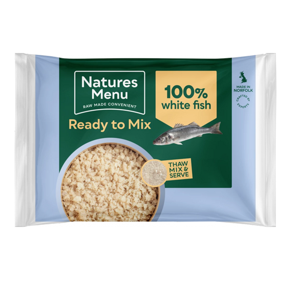 Natures Menu Dog - Frozen Just White Fish 400g