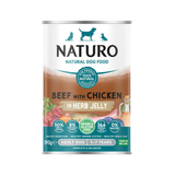 Naturo Dog - Adult Grain & Gluten Free Can Beef & Chicken In Jelly 390g