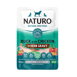 Naturo Dog - Adult Grain & Gluten Free Duck & Chicken Pouch Herb Gravy 100g