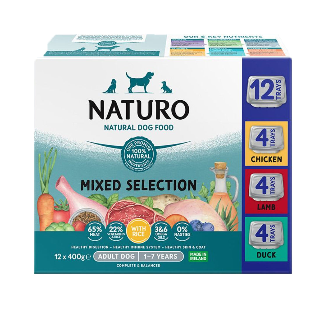 Edgard & Cooper Paté Blik Voor Volwassen Honden Zalm & Kalkoen 400g