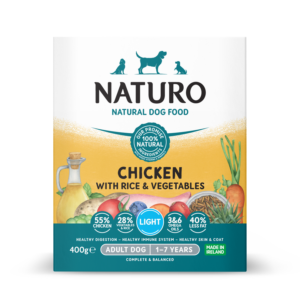 Naturo Dog - Light Chicken Rice & Veg Tray 400g