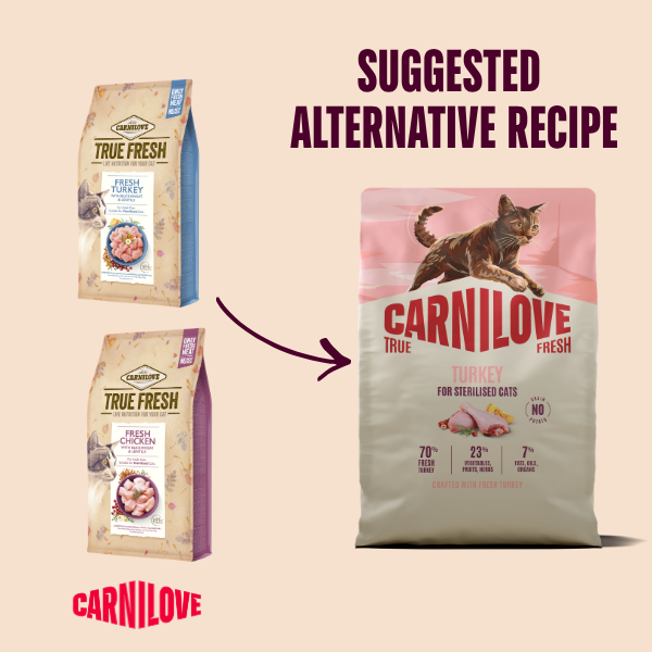 Carnilove Cat - True Fresh Turkey 2kg