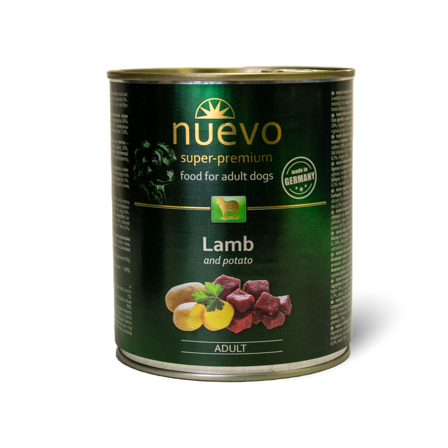 Nuevo Dog Adult Lamb & Potato 800g