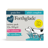 Forthglade Adult Complete Grain Free Salmon & Sardines Variety Pack 12x395g