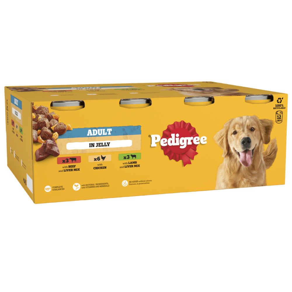 Pedigree Tin Jelly 12x385g