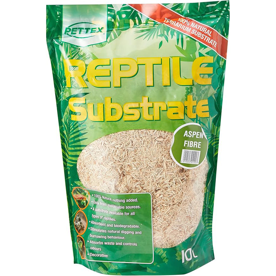 Pettex Reptile Substrate Aspen Fibre 10L