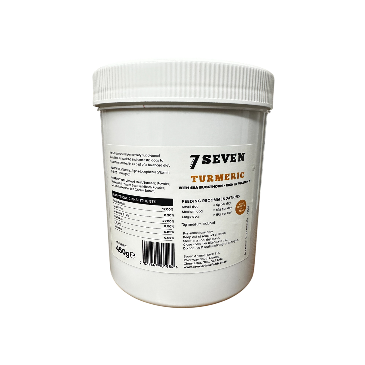 Seven Canine Turmeric Vitality 450g