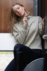 Mochara Half Zip Sweatshirt Pistachio
