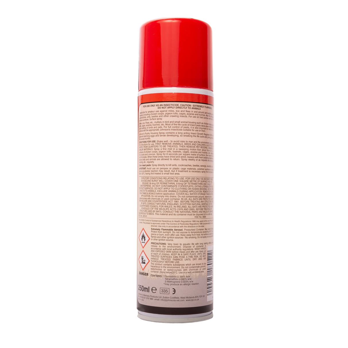 Johnsons Poultry Housing Spray 250ml