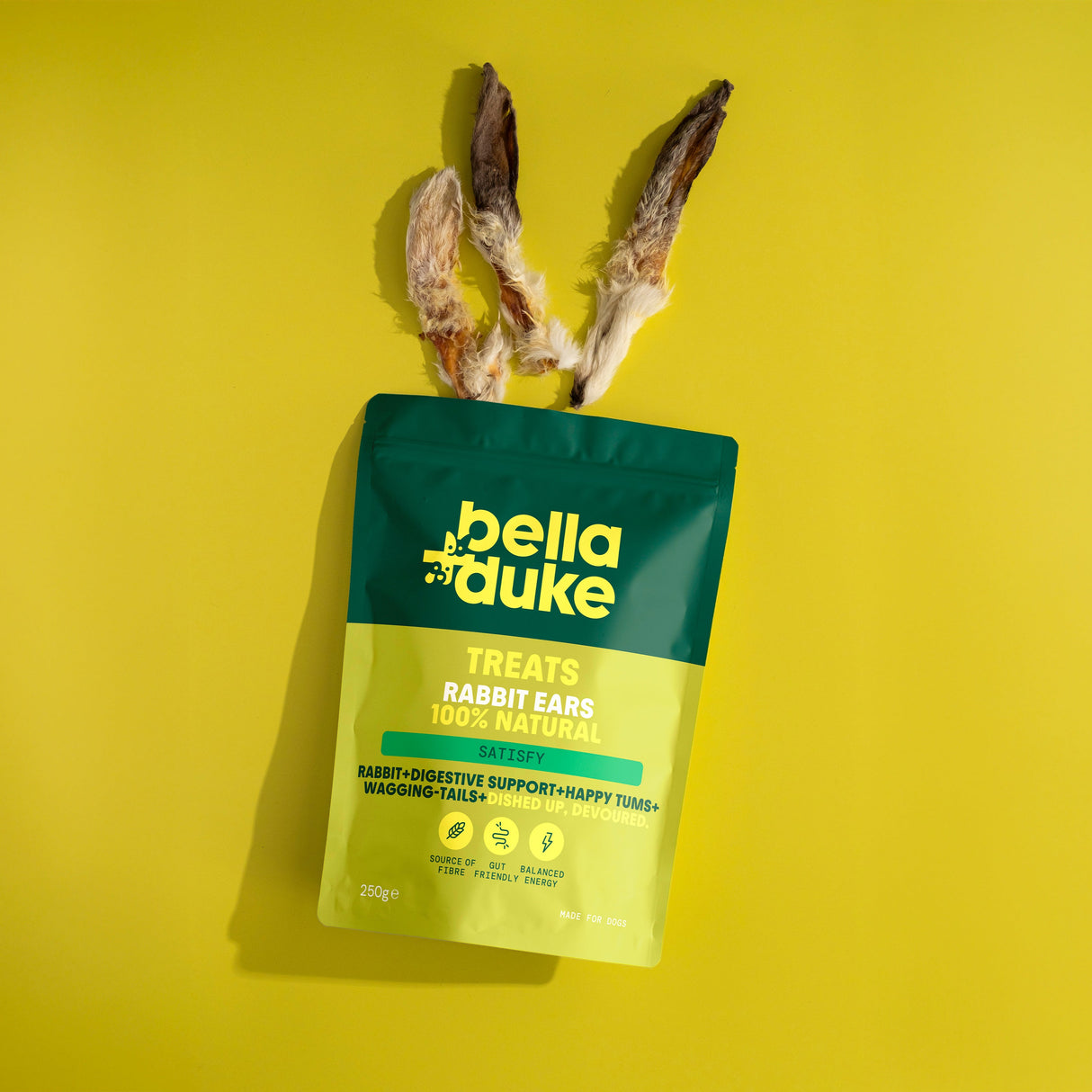 Bella + Duke Wholesome Rabbit Ears 250g
