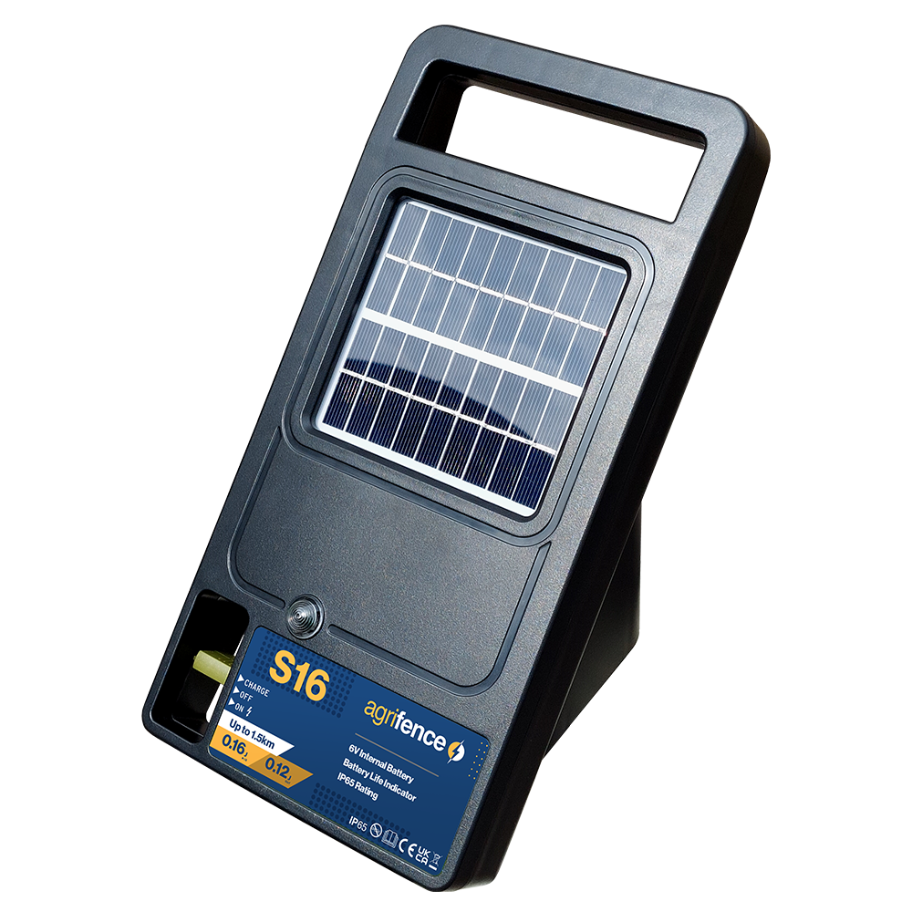 Agrifence S16 Solar Powered Fence Energiser Kit 0.16J