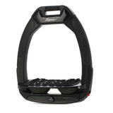 Flex-on Safe-On Stirrups Black/Black/Black Inclined Ultra Grip